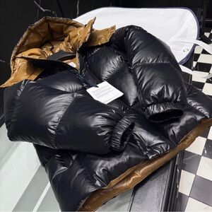 Moncler Black and Brown Men's Puffer Jacket